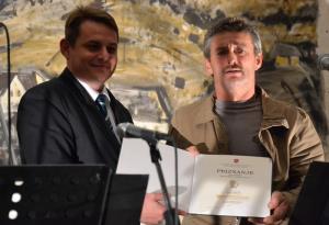 Franc Podkrajšek z županom mag. Markom Diacijem